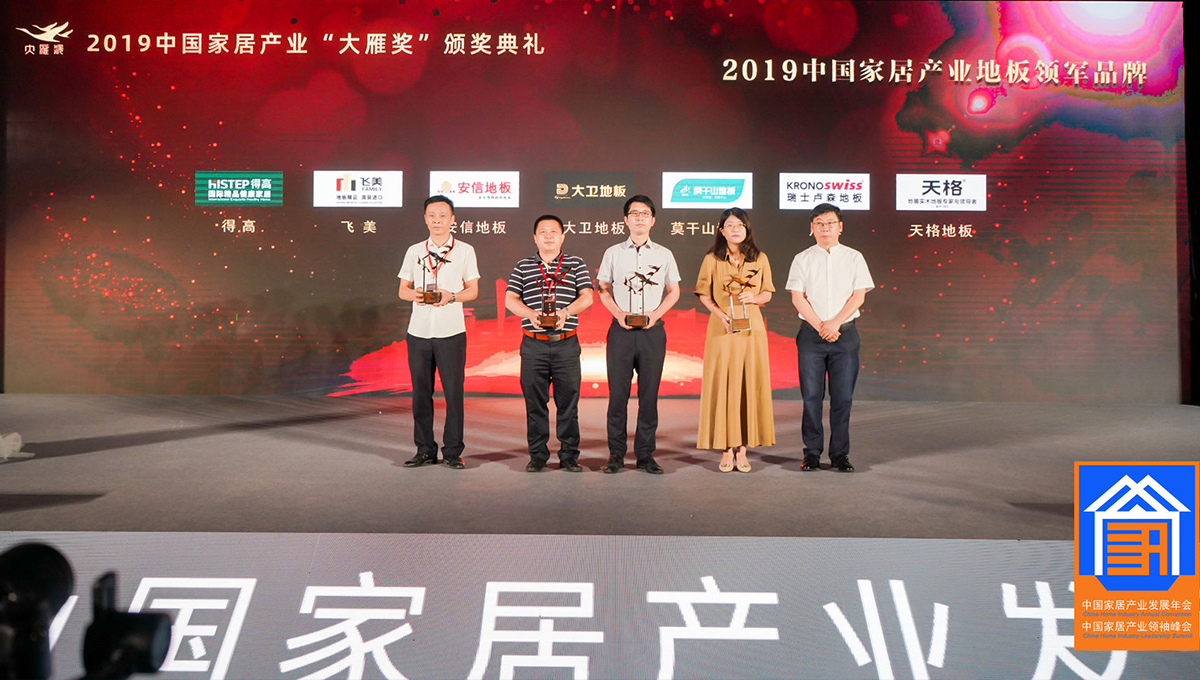 不负厚望，载誉前行|宅男视频下载再度斩获“大雁奖”地板领军品牌 2